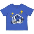 thumbnail image 3 of Inktastic Oh Holy Night Christmas Nativity with Yellow Stars Boys or Girls Toddler T-Shirt, 3 of 5