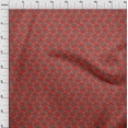 thumbnail image 4 of oneOone Rayon Red Fabric Floral Sewing Material Print Fabric By The Yard 56 Inch Wide, 4 of 5