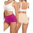 thumbnail image 2 of MEIYATING Culottes Taille Haute pour Femmes Contrôle du Ventre Culottes Post-Partum Multipack, 2 of 6