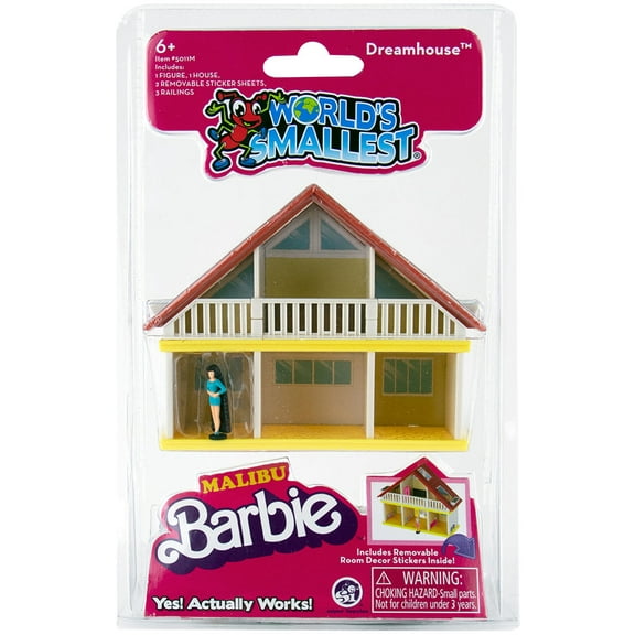 World’s Smallest Malibu Barbie Dreamhouse - Totally Hair Barbie