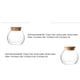 thumbnail image 5 of Advancent Tarro de almacenamiento Vasos Capacidad Fondo de vacaciones Casillero bien sellado Material premium Cómodo para sostener Té Organizadores de utensilios de cocina Cubierta de bambú 1000ml, 5 of 6