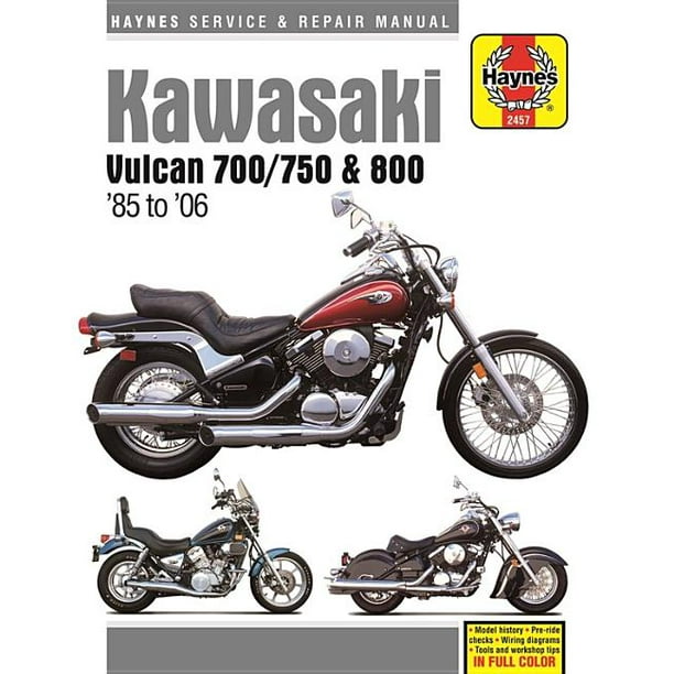 barbering inden længe faktureres Haynes Powersport: Kawasaki Vulcan 700 (1985), Vulcan 750 (85-06), Vulcan  800 (95-05), Vulcan 800 Classic (96-02) & Vulcan 600 Drifter (99-06)  (Paperback) - Walmart.com