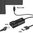 thumbnail image 4 of Adapter Powered USB 2.0 on The go ,micro USB OTG Cable Male Female Network Ports, 4 of 8