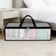 thumbnail image 4 of Bolsa de Almacenamiento de Plástico Transparente Extra Grande con Cremallera Resistente, Organizador de Ropa Impermeable y Antipolvo, 50x21x21 pulgadas para Organización del Hogar Debajo de la Cama, 4 of 6