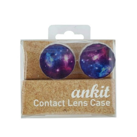 Kole Imports KL474-24 Galaxy Print Contact Lens Case - Pack of 24
