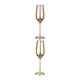 thumbnail image 1 of copa de champán de Flauta de Champán Elegantes Copas para Beber Estilo Vintage Escritorio Soplado a Mano para Bar Comedor , Argenta y Cobre, 1 of 9