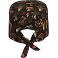 thumbnail image 2 of Working Cap, Scrub Cap with Sweatband, Adjustable Tie Back Hat Breathable Headgear for Women/Men, 2 of 10