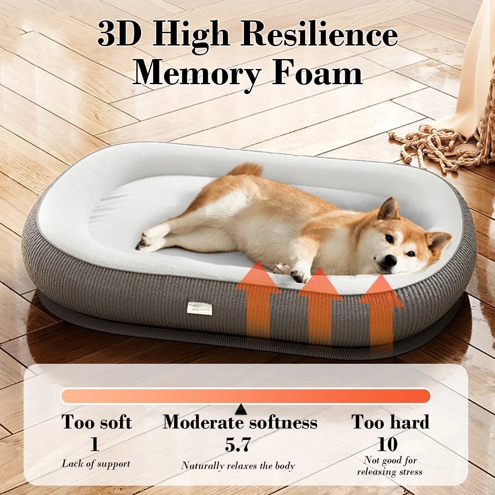 CVLNCYCLING Dog Beds for Small Dogs,Washable Dog Bed,Dog Kennel Full And Winter Thickened Runways Open Dog Sleeping Small And Medium Sized Dogs Large Dogs Dog Bed Pet Pads