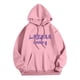 thumbnail image 4 of MHFRRA Sudadera con Capucha Estampada y Elegante para Uso Informal, Cómoda y Versátil para El Día A Día Rosa, 4 of 5