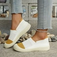 thumbnail image 6 of LEAVINGSUO Shoes for Women Versatile Plus-Size On Mesh Soft-Soled Breathable Walking Shoes Comfortable Shoes Yellow 43, 6 of 7