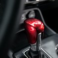 thumbnail image 3 of Compatible with Honda Civic 2022 2023 2024 2025 for CRV HRV 2023 2024 2025 for Accord 2018-2024 2025 Accessories Car Center Console Gear Shift Knob Cover Trim Cap -Red Carbon, 3 of 6