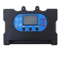 Solar Panel Charge Controller 40A 12V-24V Solar Panel Intelligent Regulator with Dual USB Type-C Ports PWM