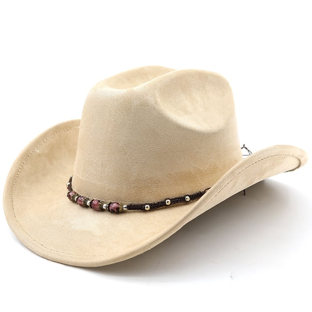 Western Cowboy Hat Curved Brim For Outdoor Adventure Travel Riding Country Style Craftsmanship All-Season Comfort Functional Design for Casual Wear