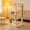 32.2"Natural+W, variant on Mirightone 41.3" Indoor Cat Scratcher with Top Perch, Wood Cat Tower with Acrylic Hammock, Modern Cat Tower&nbsp;for Large Small Cats, Natural+White