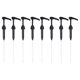 thumbnail image 1 of Dispensador de jarabe de café de 8 piezas para botellas de 750 ml, sin goteo, para mezclar bebidas en casa, negro, 1 of 5