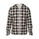 thumbnail image 1 of Fotbe Black Plaid Heart Chaqueta con Protección Solar UPF 50+ para Hombre y Mujer, Camisa con Capucha y Bolsillos-Large, 1 of 7