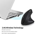 thumbnail image 4 of Ratón Vertical Inalámbrico YWYT con Carga Recargable, Diseño Ergonómico, 3 Niveles de DPI, Tecnología Óptica de Precisión, Color Negro, Compatible con Múltiples Sistemas Operativos., 4 of 7