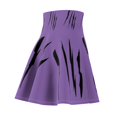 thumbnail image 4 of Effete Feline Claw Marks Scratch Women Skater Skirt (AOP), 4 of 7