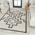 thumbnail image 3 of JONATHAN Y WASHABLE 3 x 5 Area Rug, Ashkii Minimalist Medallion - Ivory/Dark Gray, WSH115A-3, 3 of 8