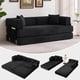 thumbnail image 1 of Qinaqin 78.8" 5-in-1 Modular Convertible Corduroy Floor Sofá Cama – Folding Sleeper con Armrest Backrest & Pillow Space-Saving Multi-Position para Living Sala Dormitorio Apartment, 1 of 5
