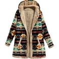 thumbnail image 1 of Pntutb, chaqueta con estampado Sexy para mujer, bolsillo corto para entrenamiento, manga larga, solapa, suelto, grueso, con capucha, abrigo informal, Tops, prendas de vestir, liquidación Pntutb Pntutb-1850, 1 of 4