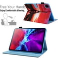 thumbnail image 4 of Dteck Case for iPad Pro 11-in. (M4) 2024 Release,Magnetic Leather Pattern Card Slots Wallet Smart Case Shockrpoof Rubber Kickstand Cover for iPad Pro 11" 2024,Sunset Tower, 4 of 8