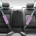 thumbnail image 2 of Chririnla Car Seat Belt Pads Premium Seat Belt Shoulder Pad Polyester Skin-Friendly, Suitable for SUV Auto, Lavender Floral Print, 2 of 7