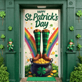 thumbnail image 6 of Green Theme Welcome Banner Gold Heart Pattern Gnome Backdrop Sunflower Design Clover Sunflower Background for Home Decoration Spring Celebration Welcome Event, 6 of 9