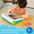 thumbnail image 4 of Fisher-Price Learn & Doodle Desk, Mess-Free Writing & Drawing Tablet with LCD Screen for Children, 4 of 8