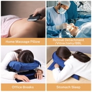 LEFEKE Face Down Pillow - Adjustable Stomach Sleeping Pillow for Recovery After Eye Surgery BBL, Prone Pillow, Removable Washable Cover, Home Massage Office Workplace Nap Pillows