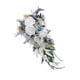 thumbnail image 3 of Ramo de novia, ramo de novia artificial, centro de mesa con cintas, ramo de flores falsas, ramo para aniversario, 3 of 9