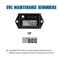 thumbnail image 3 of Runleader Digital Hour Meter Tachometer HM026C Black for Motor Cart Small Engine ZTR Lawn Mower ATV, 3 of 8