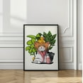 thumbnail image 3 of Kitten Cat In Bath Towel Framed Art Modern Wall Decor, 3 of 15