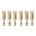 thumbnail image 3 of maskred Large Capacity Wood Tea Rice Powder Scoop Restaurant Bakery Coffee Flour Bath Salt Seasoning Condiment Spoon Kitchen 7.7x2.2cm 2Set, 3 of 6