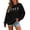 1Black, variant on Xijirk Women Crew Neck Sweatshirt Long Sleeve Relaxed Drop‑Shoulder Fall Leaf Pumpkin Letter Print for Autumn Casual Loungewear Street Daily Wear,3Red,XL