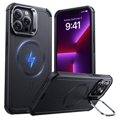 thumbnail image 1 of Funda de teléfono ESR Cyber Series con soporte para iPhone 13 Pro Max, color negro, 1 of 7