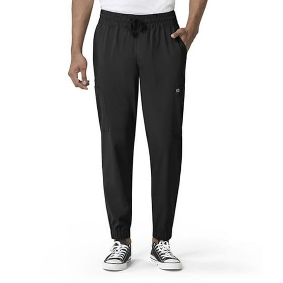 Men's Pluse Size Cargo Jogger Scrub Bottoms