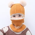 thumbnail image 4 of Minnieouse Gorro bonito tejido para bebé, gorro elegante y cómodo con pompón, gorros de invierno para niños, suaves Sombreros Gris, 4 of 6