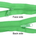 thumbnail image 4 of Uxcell #3 10 Yards Bulk Nylon Coil Zippers by the Yards with 20 Pcs Zippers Sliders and Ruler for Tailor Sewing, Green, 4 of 6