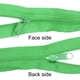 thumbnail image 4 of Uxcell #3 10 Yards Bulk Nylon Coil Zippers by the Yards with 20 Pcs Zippers Sliders and Ruler for Tailor Sewing, Green, 4 of 6