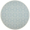 thumbnail image 5 of SAFAVIEH Beach House Wyon Medallion Indoor/Outdoor Area Rug Cream/Blue, 6'7" x 6'7" Square, 5 of 9
