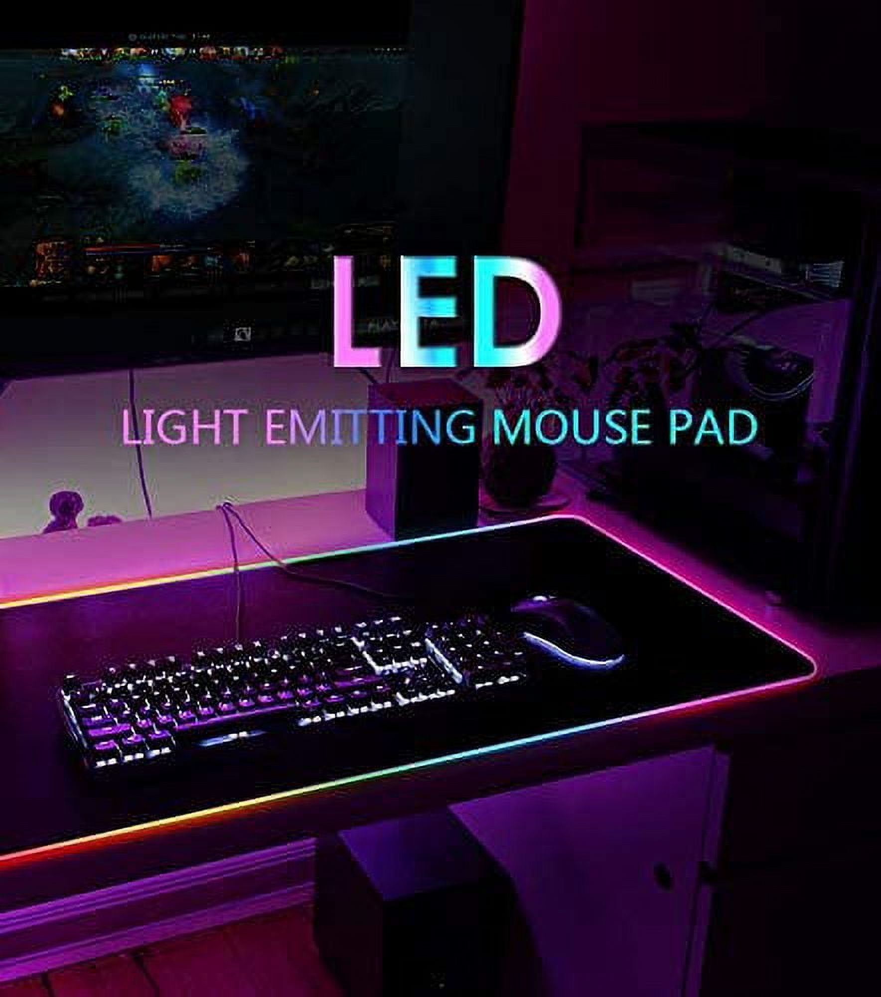 Somnr Extended RGB Gaming Mouse Pad 35.4x15.7 Inches photo 3