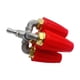 thumbnail image 4 of Boquilla de pulverización giratoria de alta presión con conector de acero inoxidable y punta de boquilla de pulverización Rojo, 4 of 9
