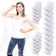 thumbnail image 1 of Ponchos de emergencia desechables de plástico transparente con capucha Juvale (para mujer), talla regular, 1 of 8