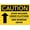 Warning Sign 1, variant on Caution Authorized Personnel Only Sign 12 x 8 Inches - UV Printed Aluminum, Weatherproof Security Sign, Fits Home, Business, Outdoor Indoor Lab, Office, Restricted Area