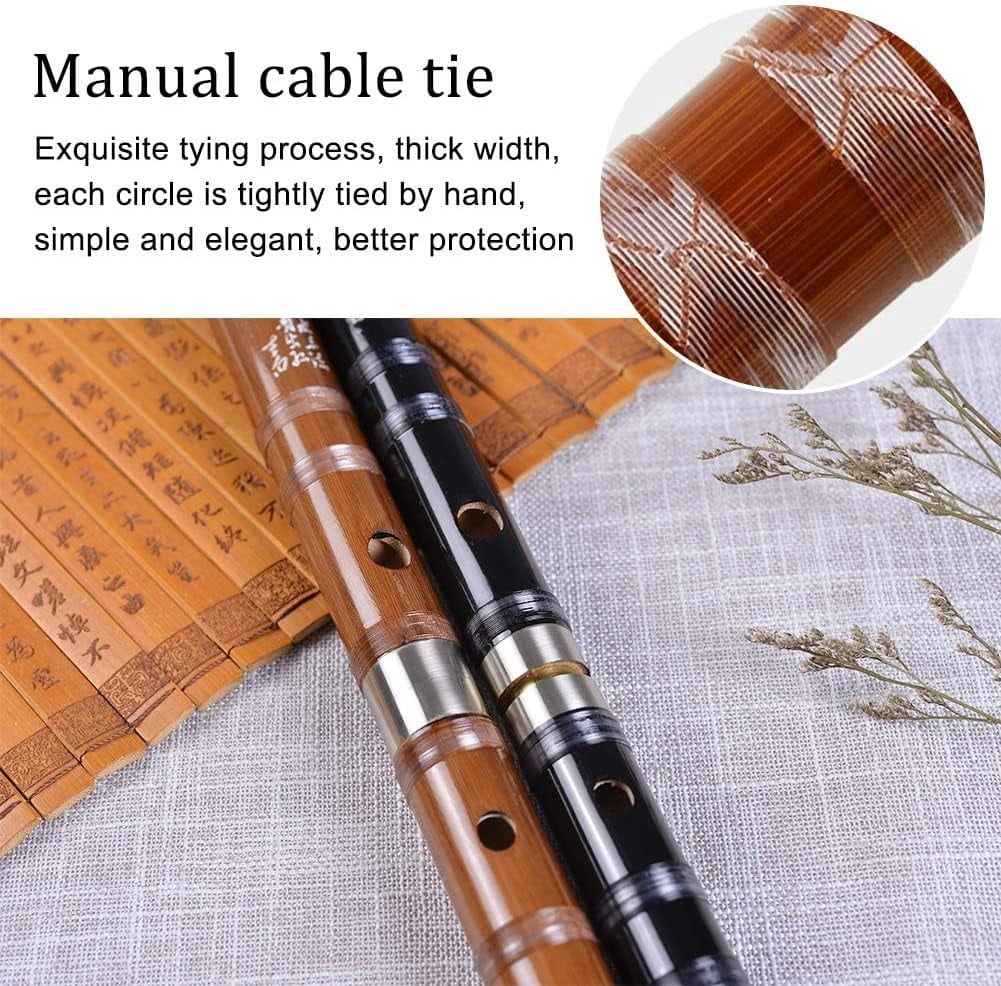 C/D/E/F/G key  Flute Dizi Bitter Bamboo Pluggable Traditional Handmade Chinese Musical Woodwind Instrument Study Level Performance