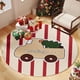 thumbnail image 5 of CREATITOY 24 Inch Round Non-Slip Christmas Faux Wool High-Density RugCozy Holiday Floor Mat for Living Room Bedroom Study Home Decor, 5 of 6