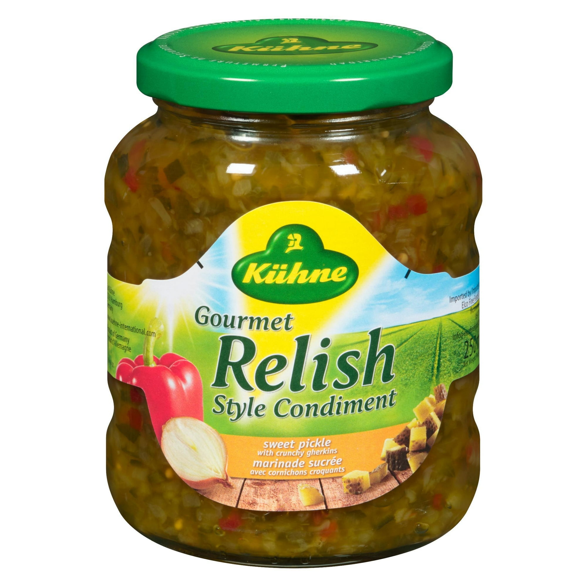 Kuhne Sweet Pickle Relish 250ml, Sweet Pickle Relish