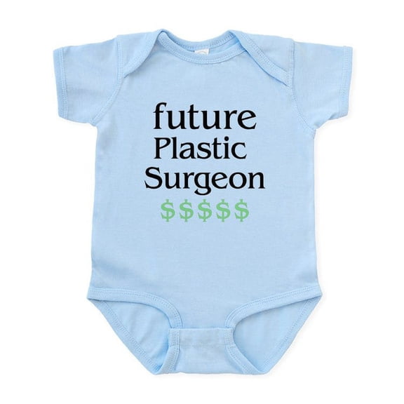 CafePress - Future Plastic Surgeon Infant Bodysuit - Baby Light Bodysuit, Size Newborn - 24 Months