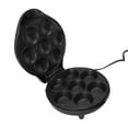 thumbnail image 4 of Máquina para hacer pasteles Housewares 110 V Enchufe de EE. UU. 1200 W 7 agujeros Negro Housewares Máquina para hacer cake pops para cupcakes Muffins Bollos de canela, 4 of 10